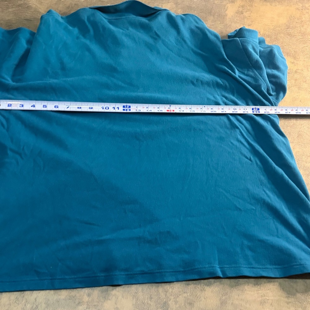 Looney Tunes Polo Shirt Mens XXL Teal 1995 Taz Golf Embroidered Vintage - Picture 7 of 10